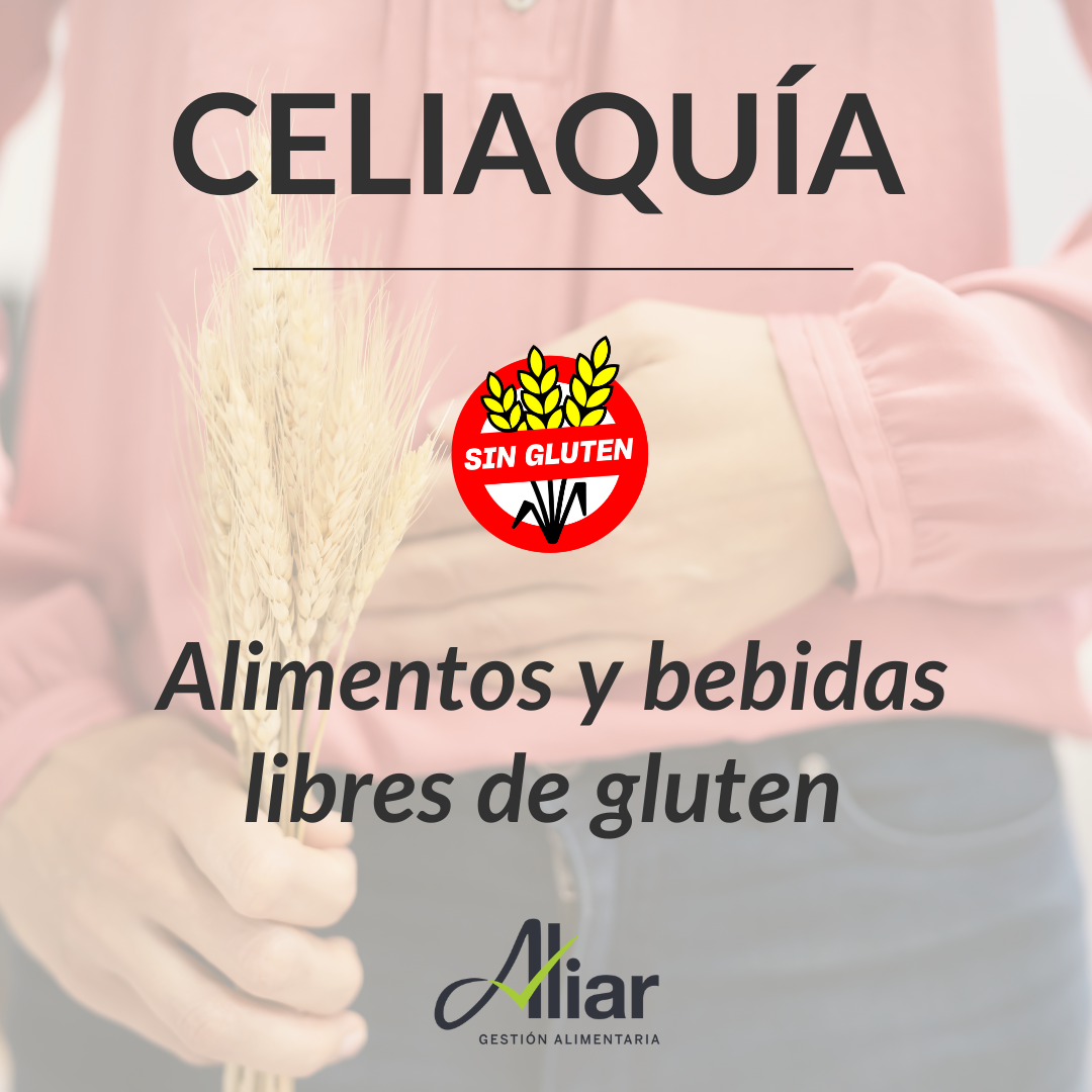 Celiaquía - Alimentos y bebidas libres de gluten 